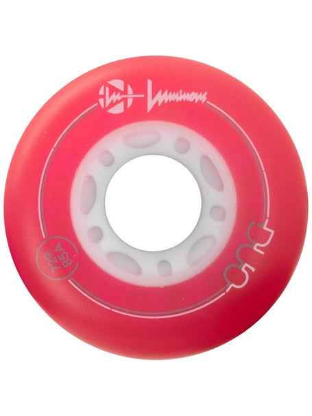 Luminous Duo LED Light Up 72mm Inline Wheels 4pk