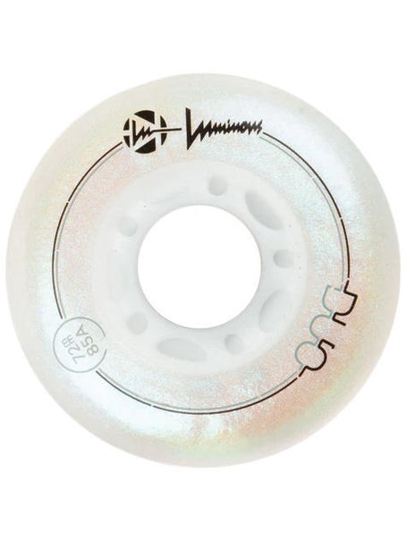 Luminous Duo LED Light Up 72mm Inline Wheels 4pk