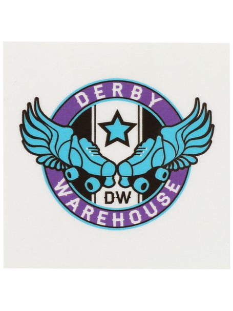 Derby Warehouse Clear 2 Helmet Sticker