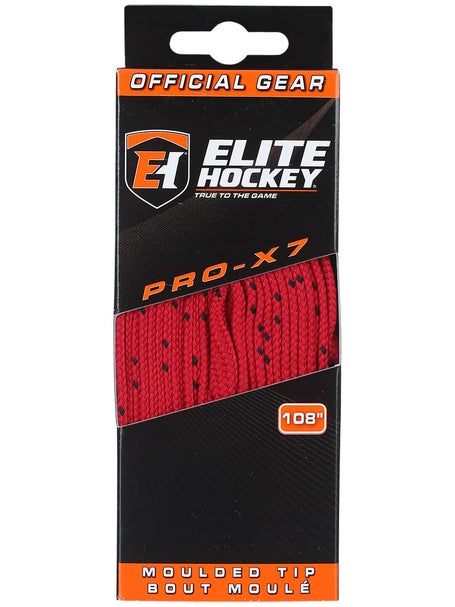 Elite Pro-X7 Wide Hockey Skate Laces Unwaxed