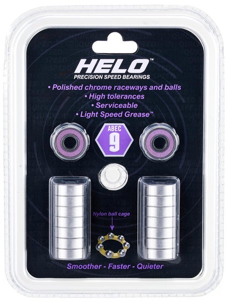 Helo ABEC9 Bearings 16pk