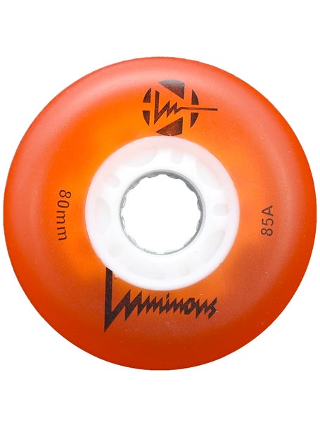 Luminous LED Light Up 76mm Inline Wheels 4pk