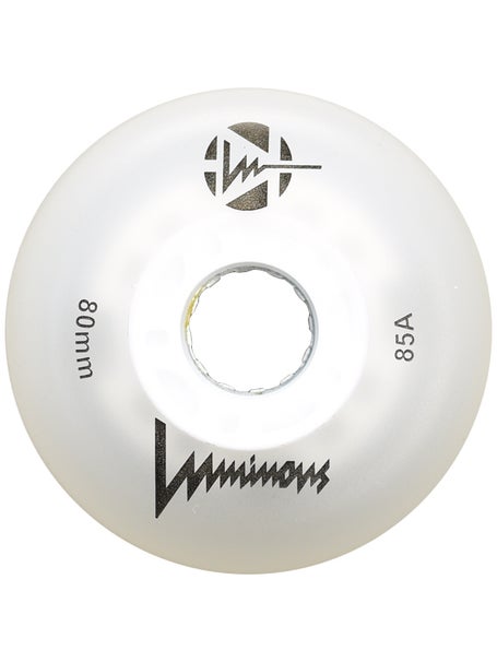 Luminous LED Light Up 76mm Inline Wheels 4pk