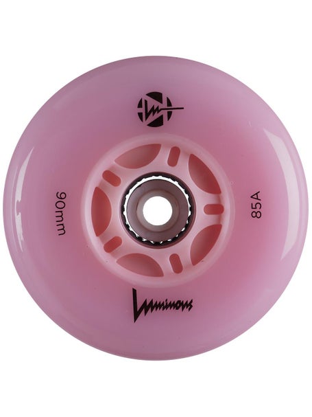 Luminous LED Light Up 90mm Inline Wheels 4pk