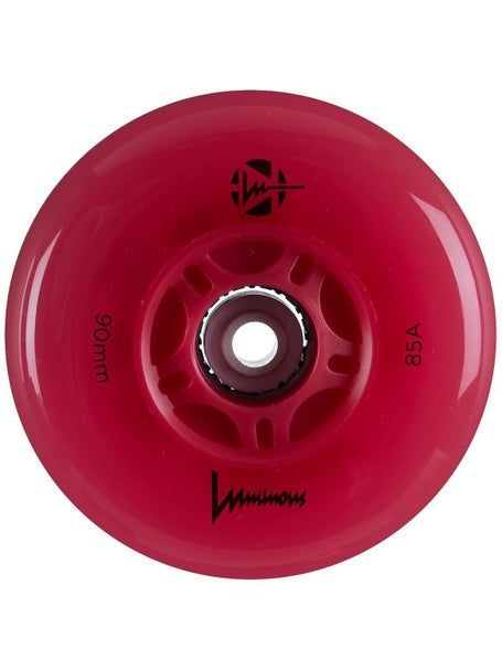 Luminous LED Light Up 90mm Inline Wheels 4pk