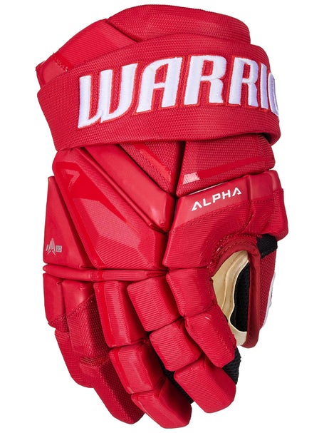 Warrior LX3 NHL Team Stock Hockey Gloves - Detroit