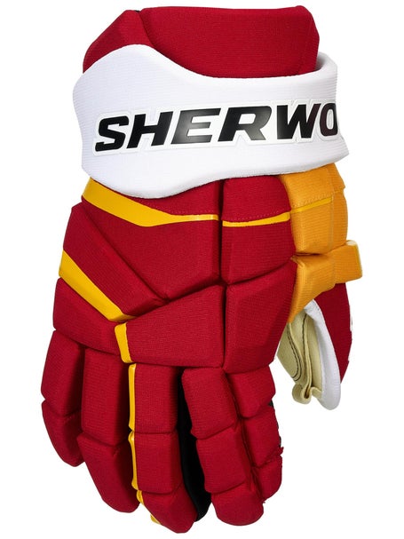 Sherwood Rekker NHL Team Stock Hockey Gloves- Calgary