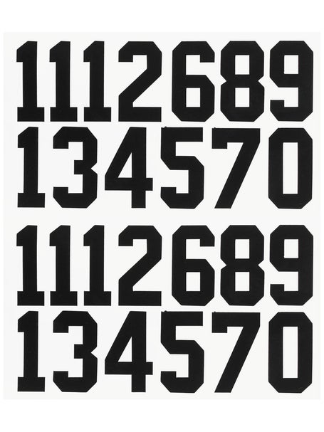 A&R Hockey Player Number Helmet 2 Decals