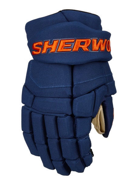 Sherwood Code NHL Team Stock Hockey Gloves - Edmonton