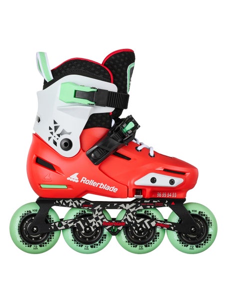 Rollerblade Apex Adjustable Skates - Red/Mint