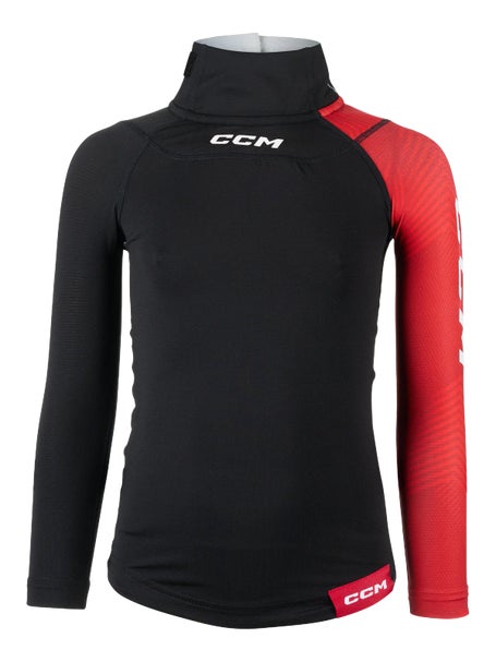 CCM Cut Resistant A3 Neck Guard L/S Hockey Shirt - YTH