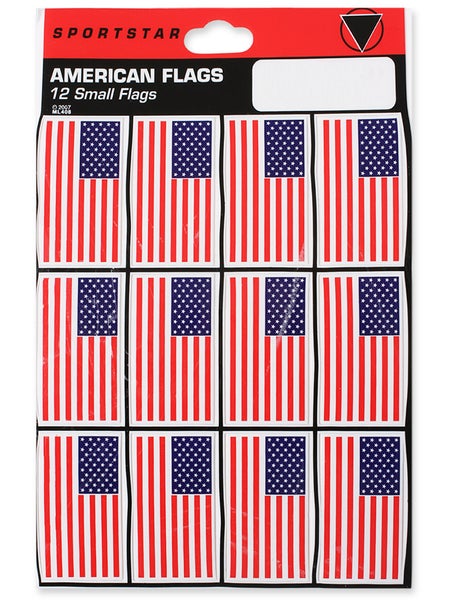 SportStar Hockey Helmet USA Flag Decal Sets