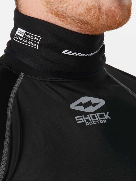 Winnwell Pro Junior - Collare per hockey su ghiaccio, protezione per collo e testa
