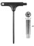 904040 Speed Frame Axles (8) & Tool 8mm L34mm Torx