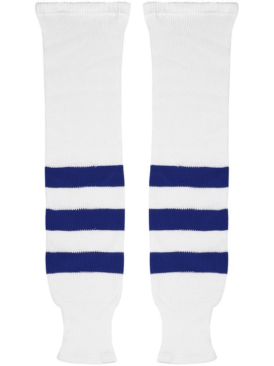 Download K1 Two-Tone Ice Hockey Socks - White & Royal - Ice Warehouse