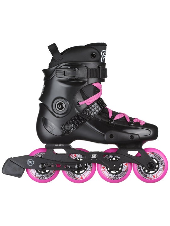 FR Skates FRW 80 Women's Skates Black/Pink Inline Warehouse