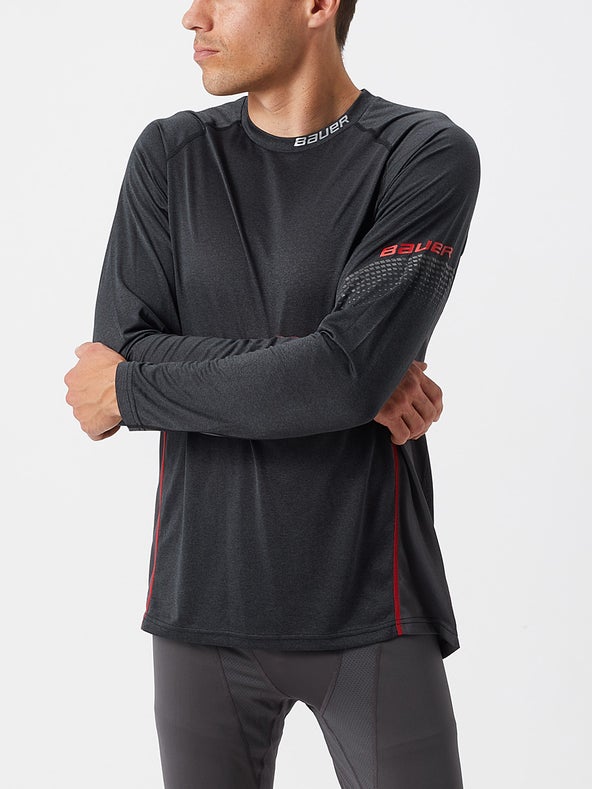 bauer long sleeve neck protector shirt