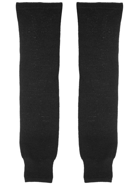 CCM S100P Solid Knit Hockey Socks - Black - Inline Warehouse