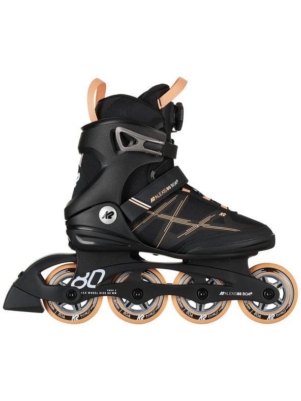 K2 Alexis 80 Pro Inline-Skates – Fitness-Inliner Für Damen, 80mm Rollen, 80A