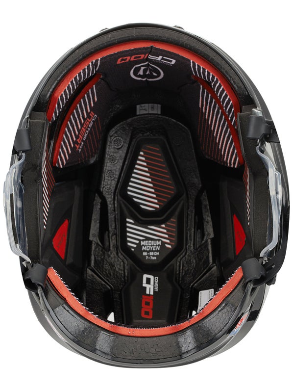 Warrior CF 100 Hockey Helmet liner graphic