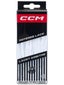 CCM Molded Tip Referee Skate Laces Unwaxed