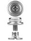 Helmet Dome Snap Screw w/Post (Single)