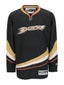 Ducks Replica Jersey Black Sr Sm