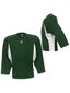 Easton Elite Dry Flow Jersey Green & White Jr