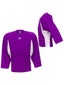 Easton Elite Dry Flow Jersey Purple & White Sr