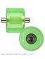 Heelys FATS Wheels GLOW in the DARK GREEN