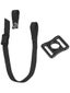 A&R Helmet Chin Strap Single Snap Black