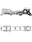 HI-LO Aluminum Roller Hockey Chassis Sz Lg 2014