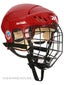 Reebok 4K Hockey Helmets w/Cage Red Lg 2010
