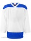 K1 2100 Goalie Hockey Jersey White & Royal Sr