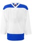 K1 2100 Player Hockey Jersey White & Royal Jr Large