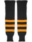 K1 Two-Tone Ice Hockey Socks - Black & Gold