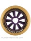 MPC Street Fight Wheel Purp/Gold 110mm XFirm Each