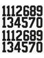 Player Number Helmet Decals 2