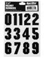SportStar Player Number Helmet Decals 1 1/2