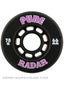 Radar Pure Wheels Black 66x38mm 78A 4pk