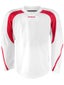 2/Reebok Edge Hockey Jersey White & Red Jr S/M