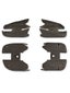 Xsjado 2-Piece Soulplates Dark Grey  Small
