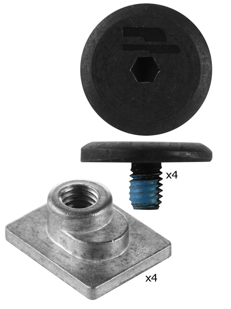 Inline Skate Cuff Bolts Screws Oval 4 Pack Ice Warehouse