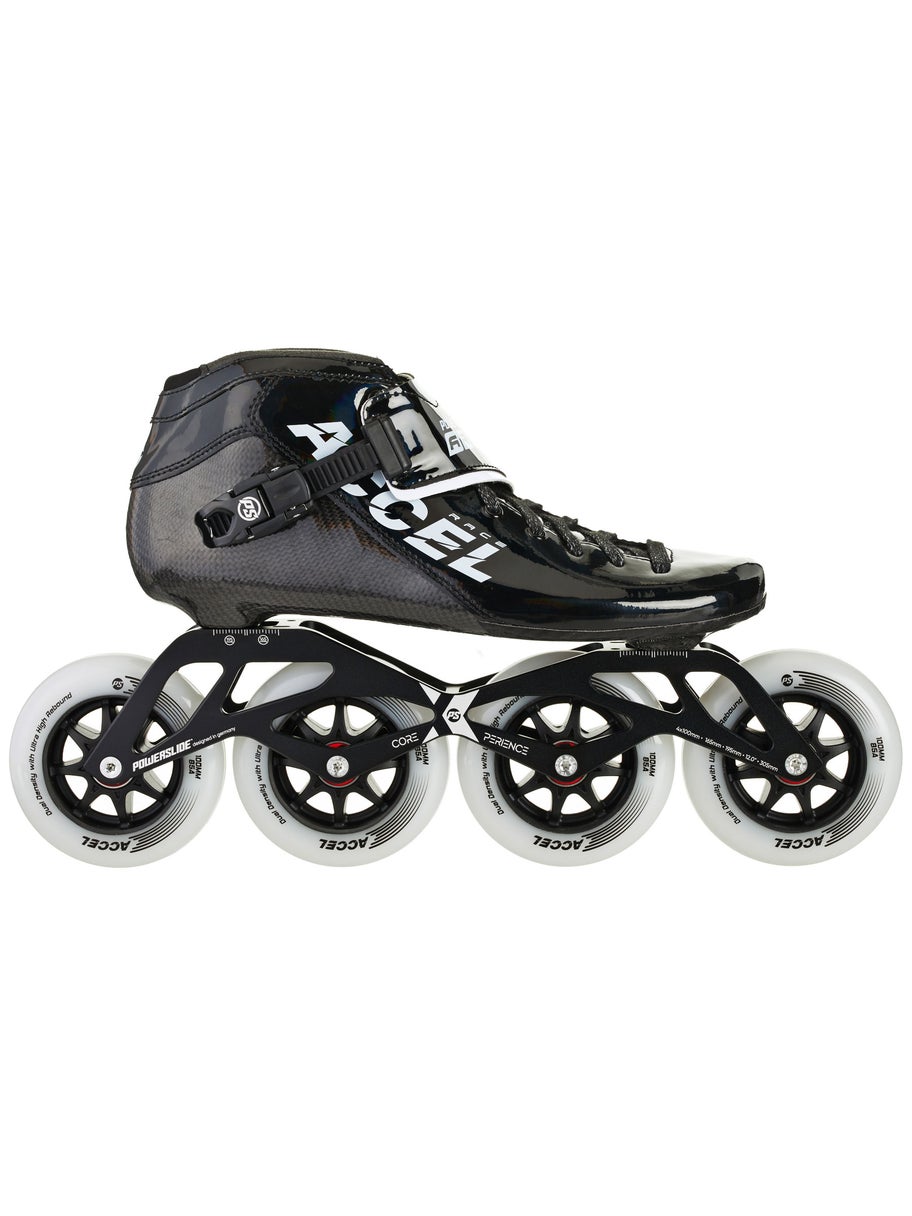Powerslide Accel Race 100 Skates - Black - Inline Warehouse