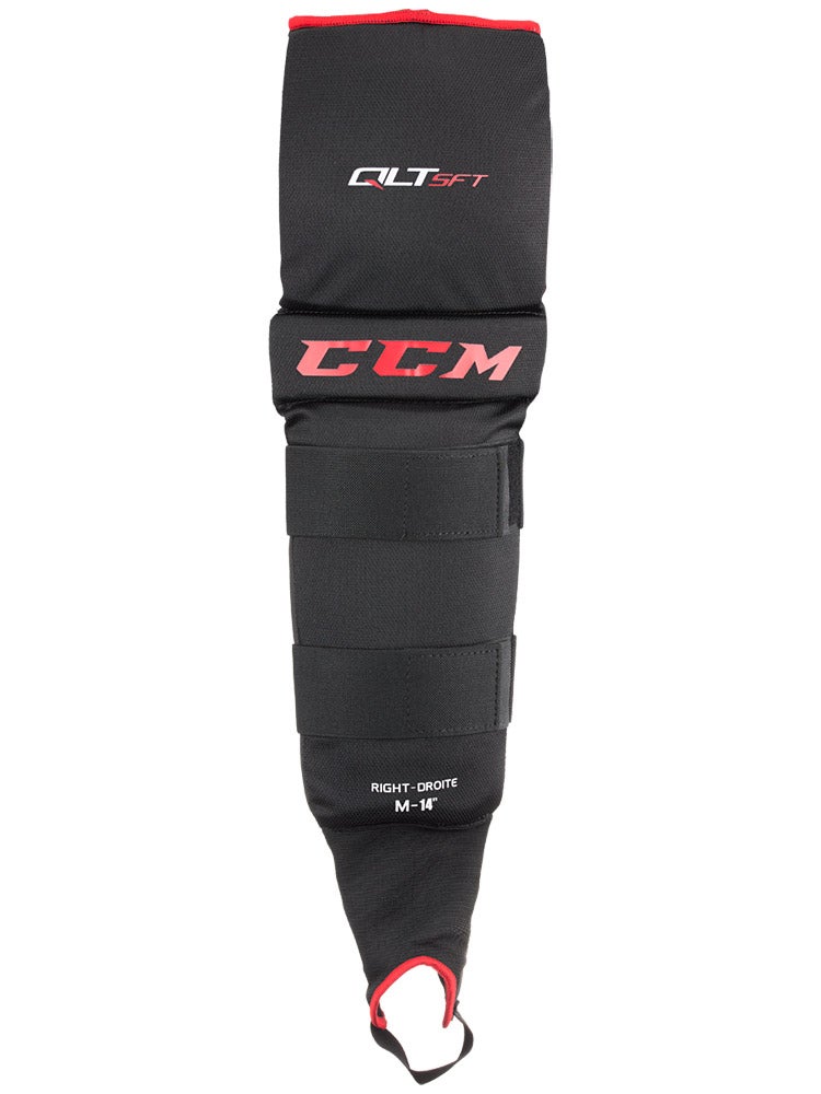 CCM QuickLite QLT Soft Street Hockey Shin GuardsSenior Ice Warehouse