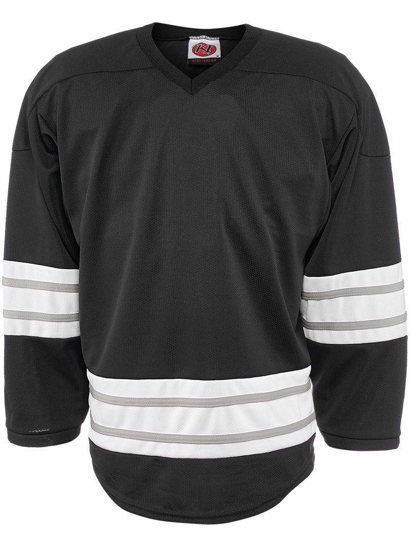 K1 Phoenix Series Hockey Jersey Black/White/Gray Ice Warehouse