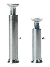 Rollerblade Axles 2.0 ALU 8mm Two-Piece OMEGA