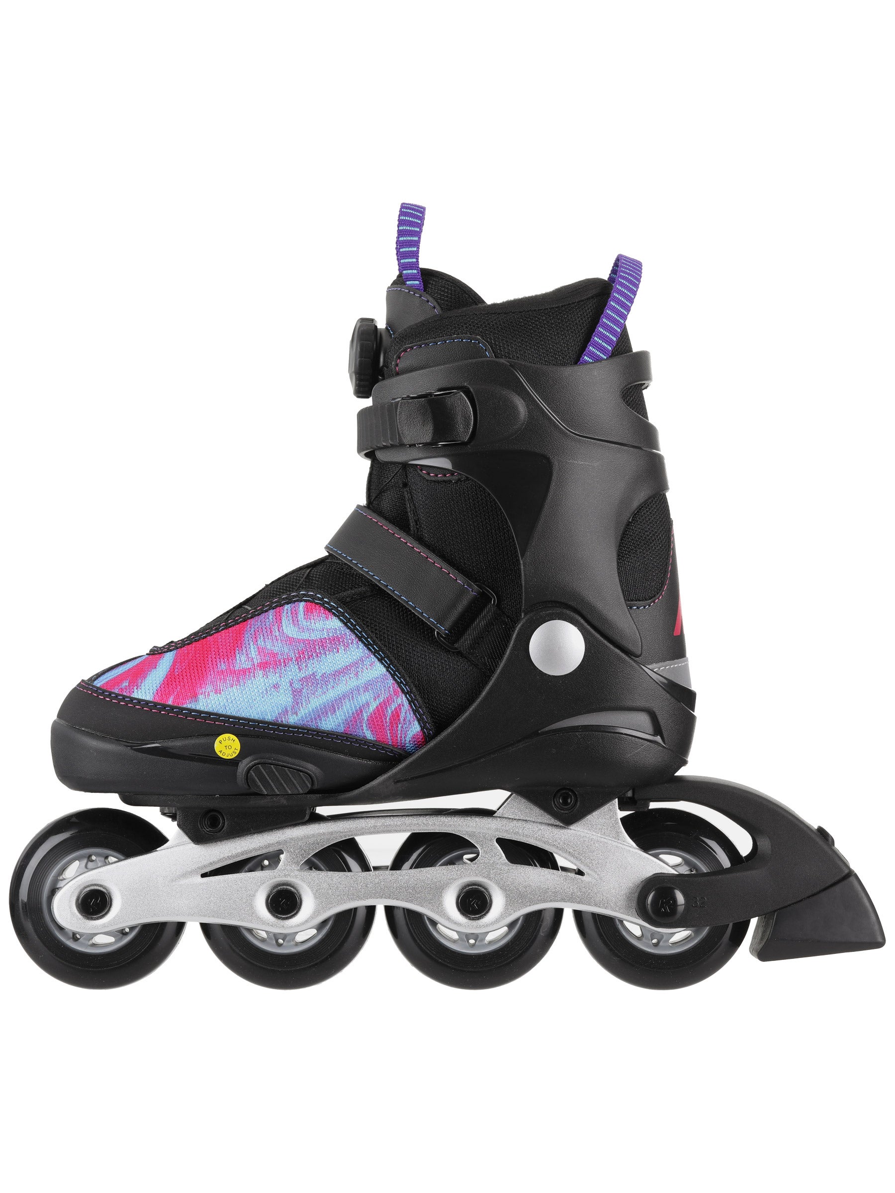 K2 Kinder Inliner Skates CHARM BOA ALU Inline Skate 2021 black/pink Inline 