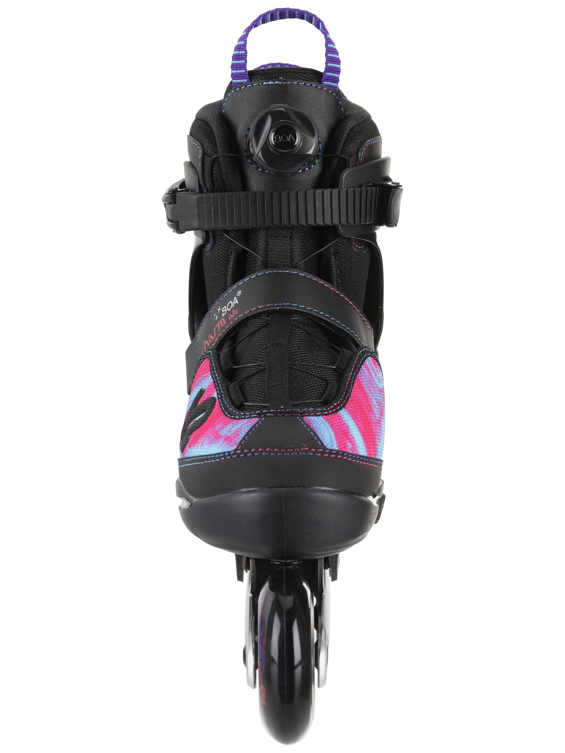 Black/Purple Details about   K2 Charm Boa Alu Adjustable Inline Skates 