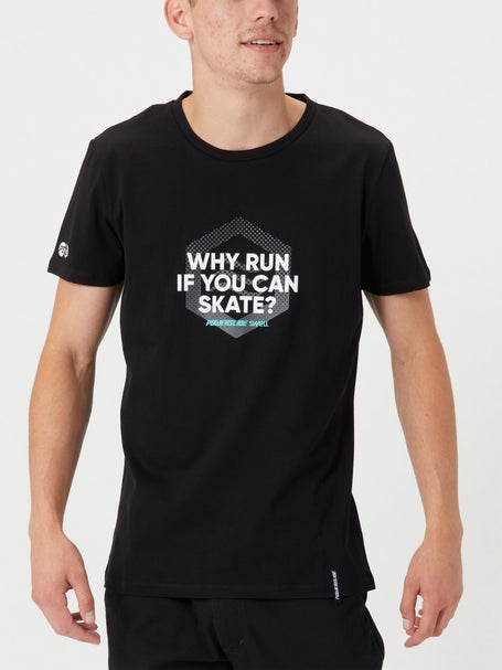 Powerslide Why Run\T Shirt - Mens